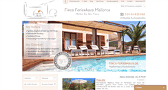 Desktop Screenshot of finca-ferienhaus.de