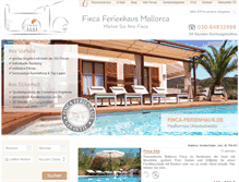 Tablet Screenshot of finca-ferienhaus.de